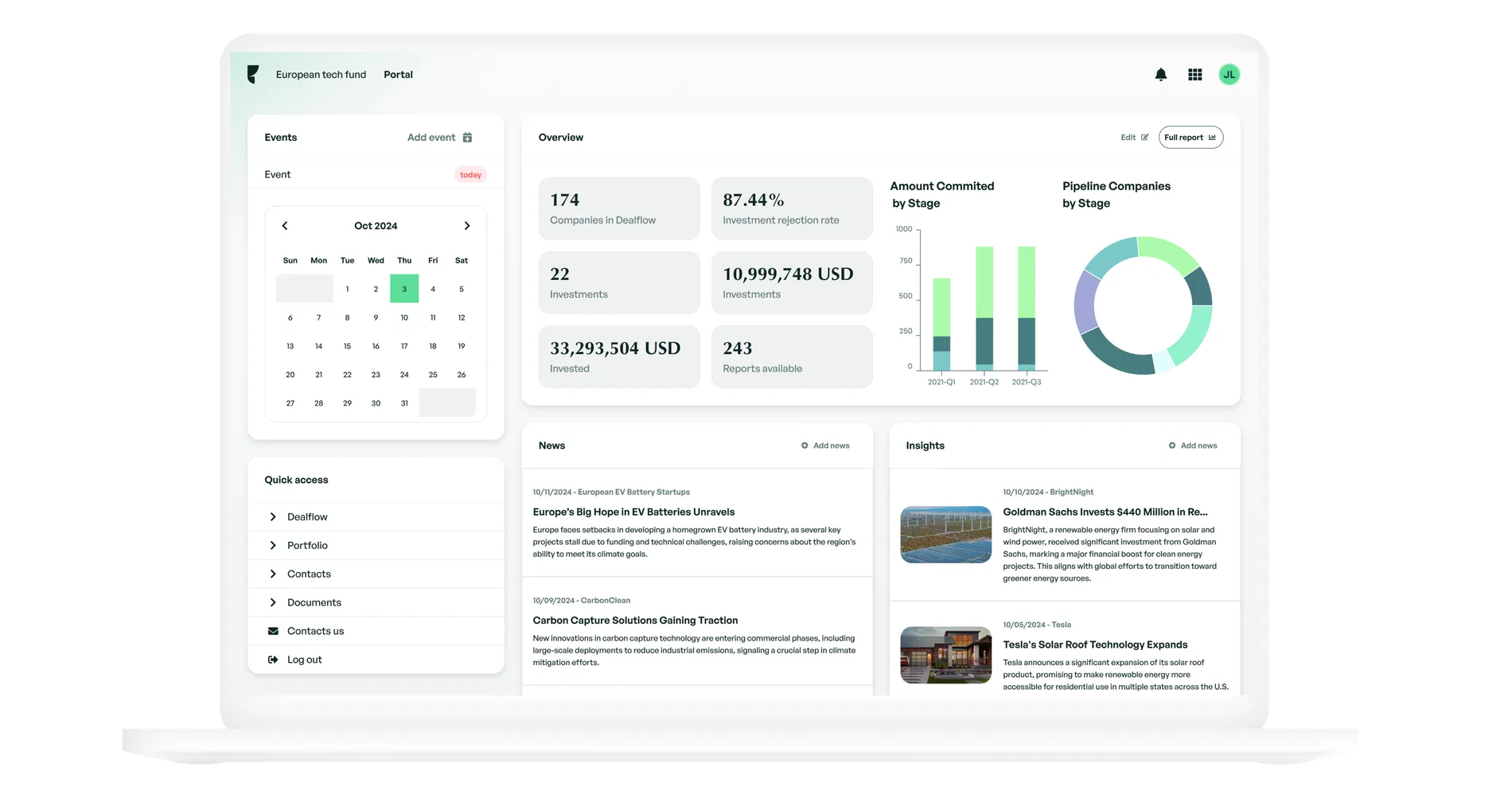User-friendly investor relationship management