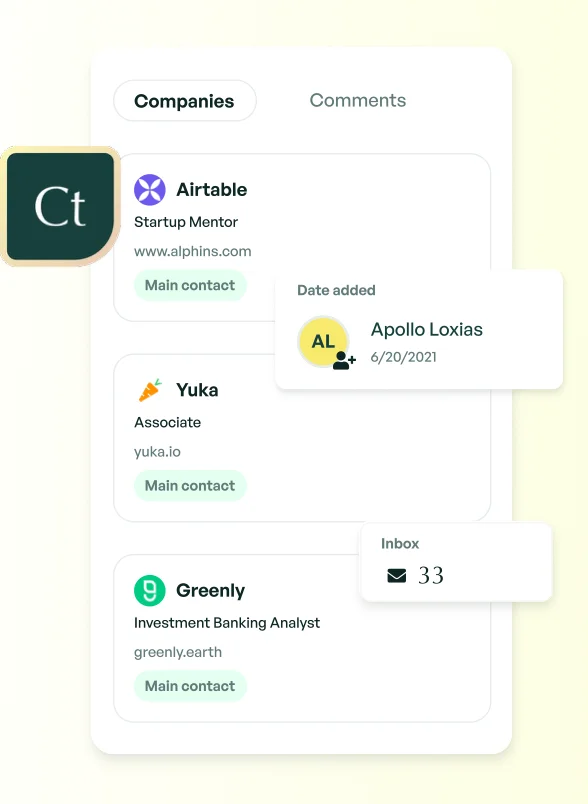Contacts app preview