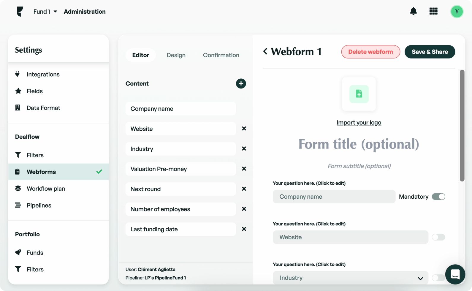Deal Data Collection