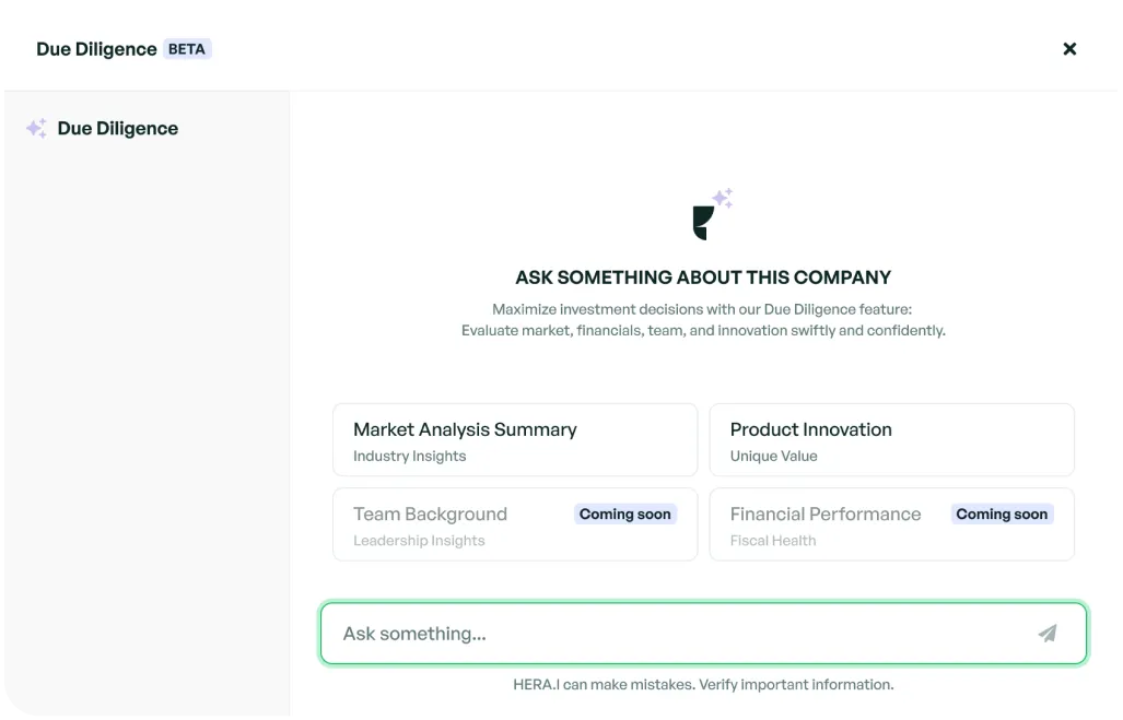 AI-powered Due Diligence