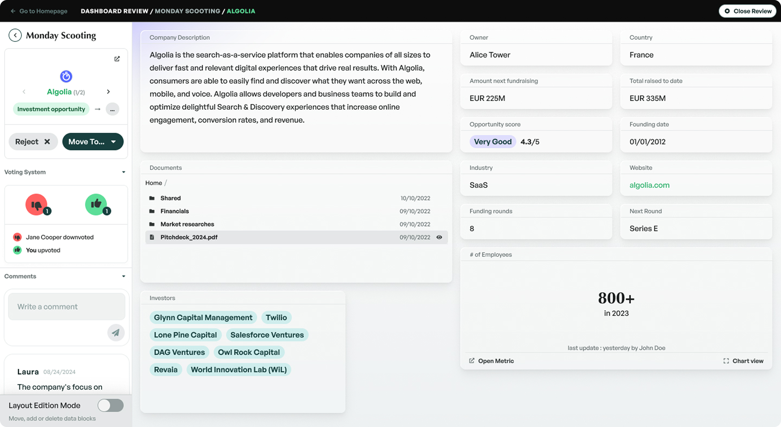 Dealflow Review: Saving Days of Work
